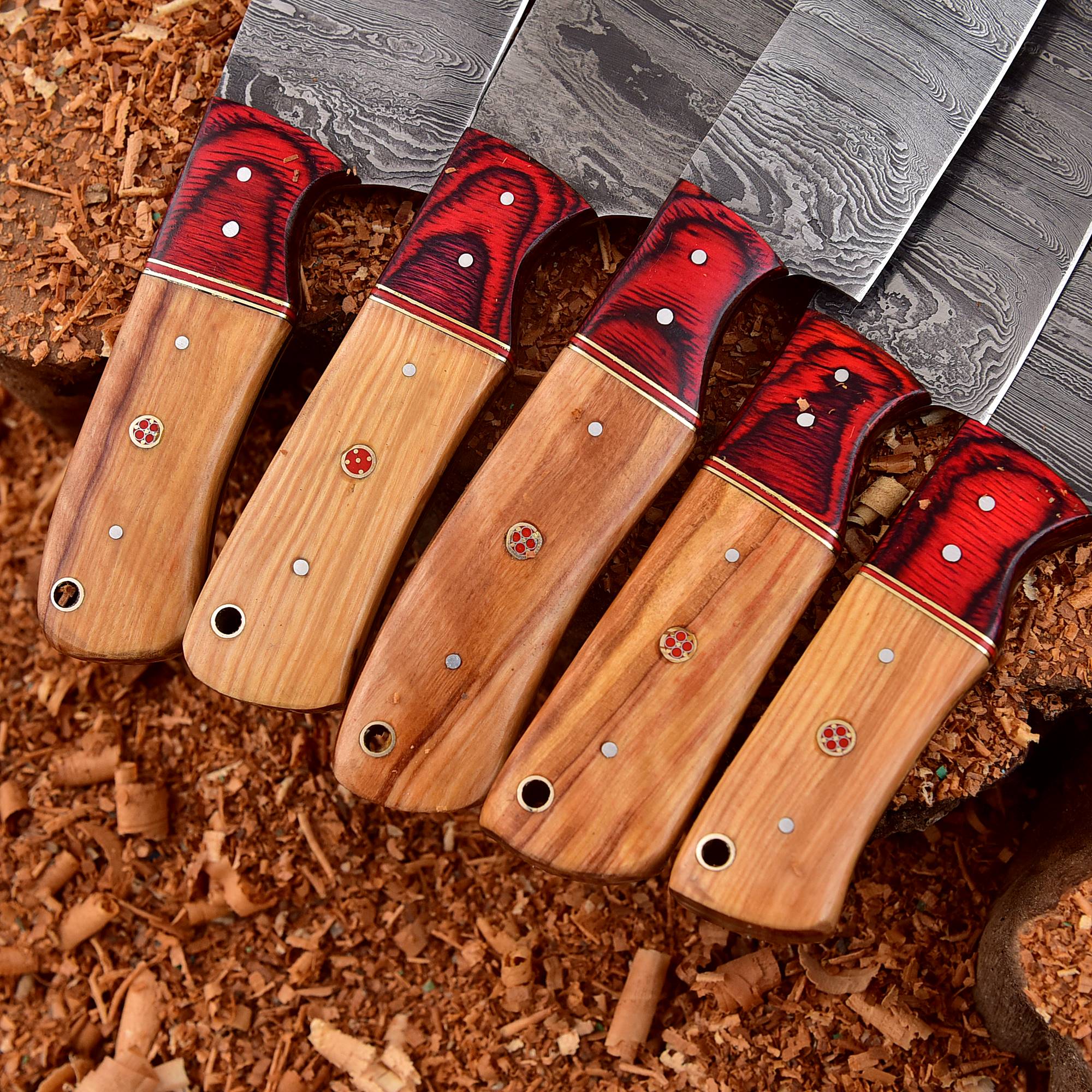 Handmade Special Edition Chef Knife Set W/ Special Carrying Bag I